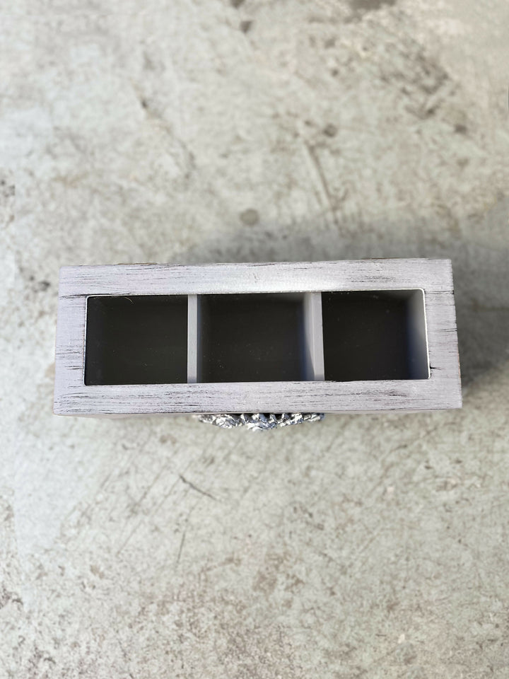 Caja Rectangular Simple con Tapa de Vidrio