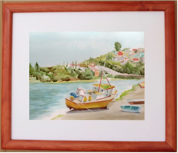 Botes pesqueros en Chiloé c:m