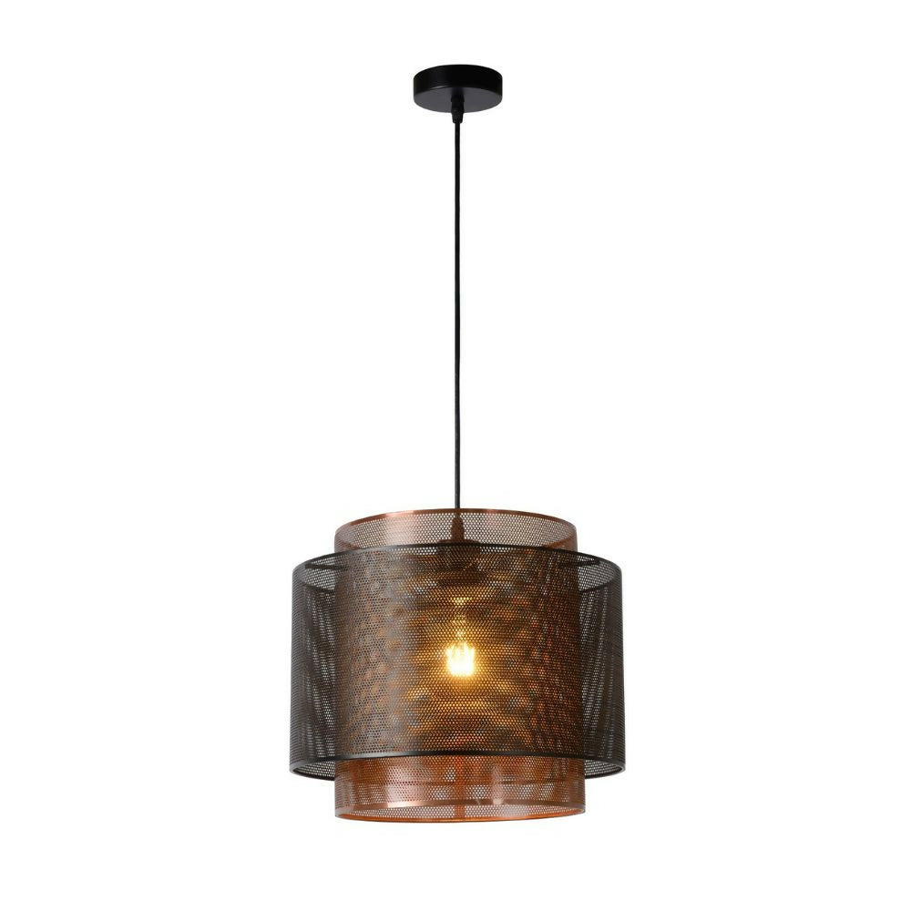 LAMPARA COLGANTE ORRIN NEGRO 1xE27