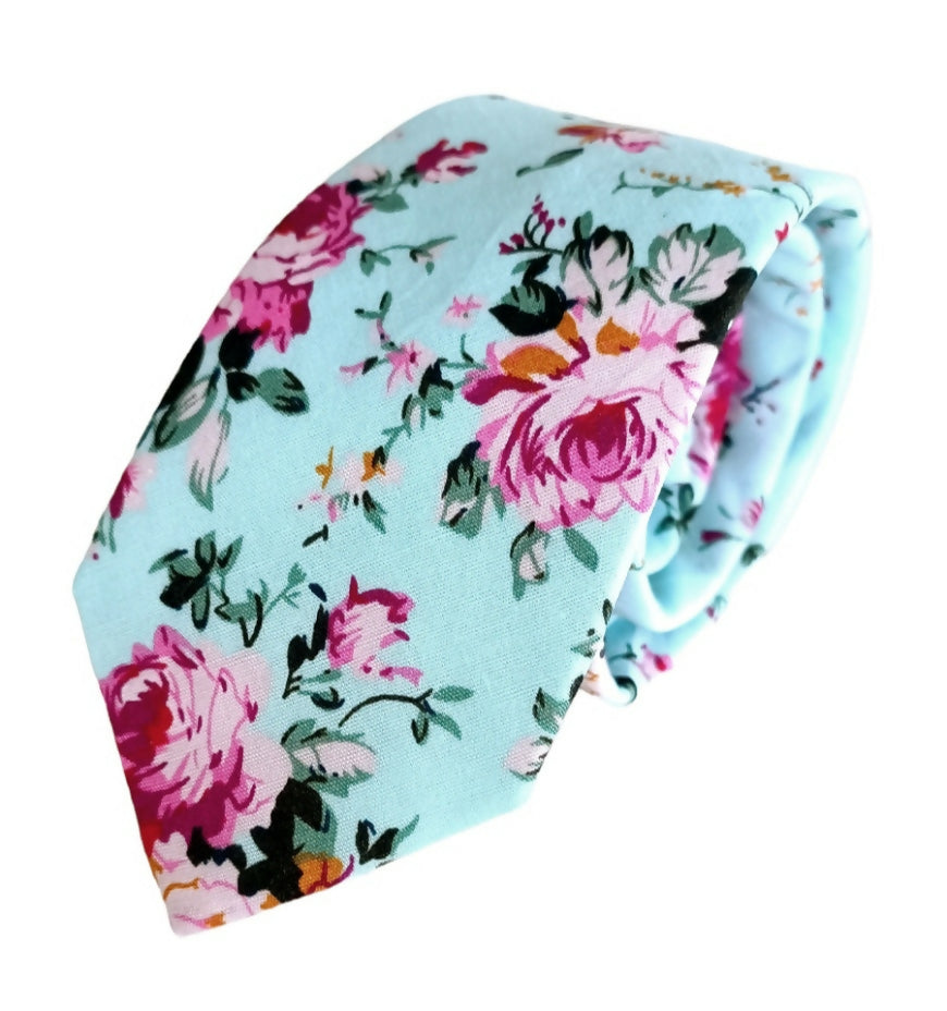 Corbatas de algodón floral para jovenes y adultos con actitud creativa