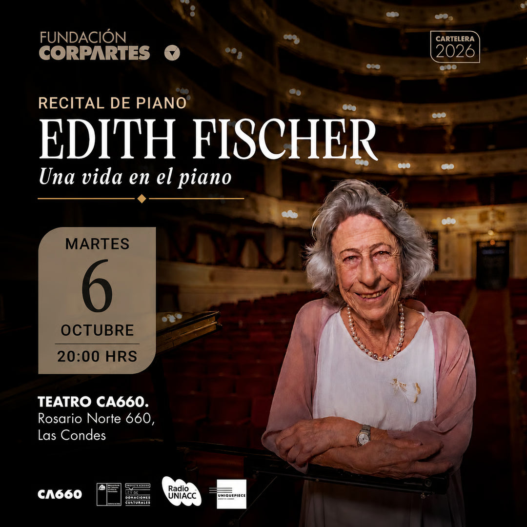 Recital de Piano: Edith Fischer presenta Repertorio Romántico en Teatro CA660 | Entradas y Descuento Especial