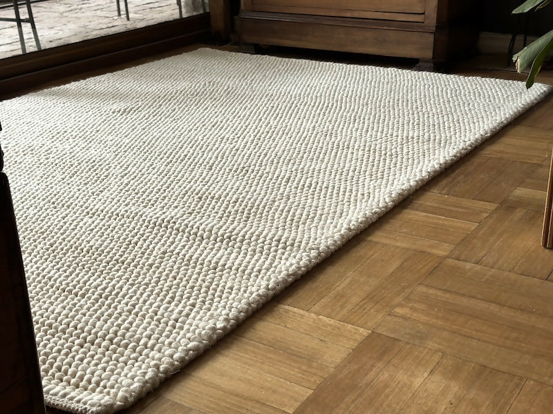 Alfombra Wool Loop Crudo