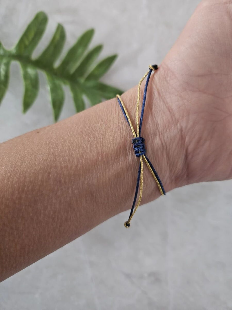 Pulsera Estrella Borla Azul