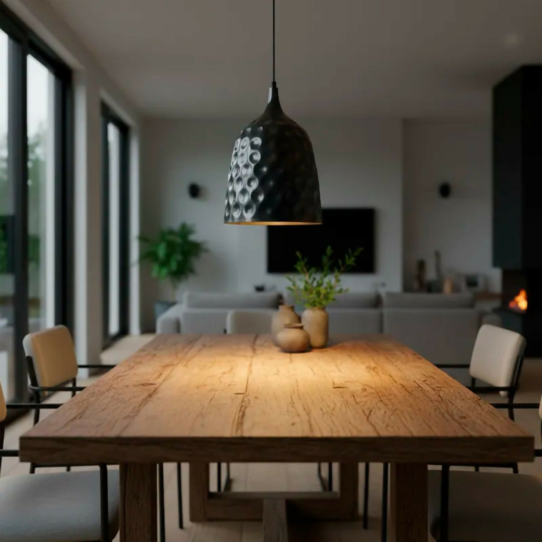 LAMPARA COLGANTE METAL BURQU 27CM