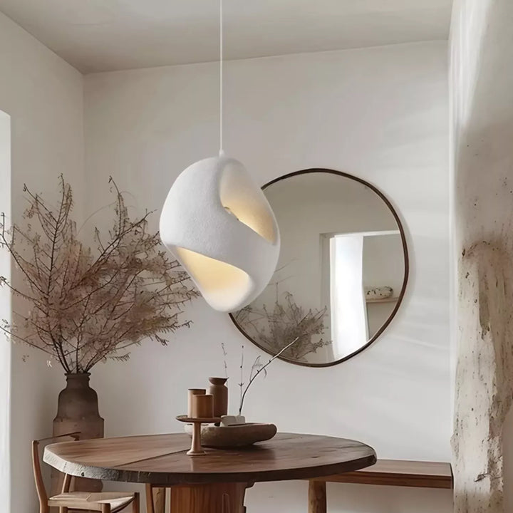 Lampara Colgante Japandi Zen Textura