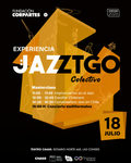 Experiencia Jazztgo Colectivo en Teatro CA660 Santiago, evento de jazz con masterclass, conversatorio y concierto en vivo el 18 de julio de 2026.