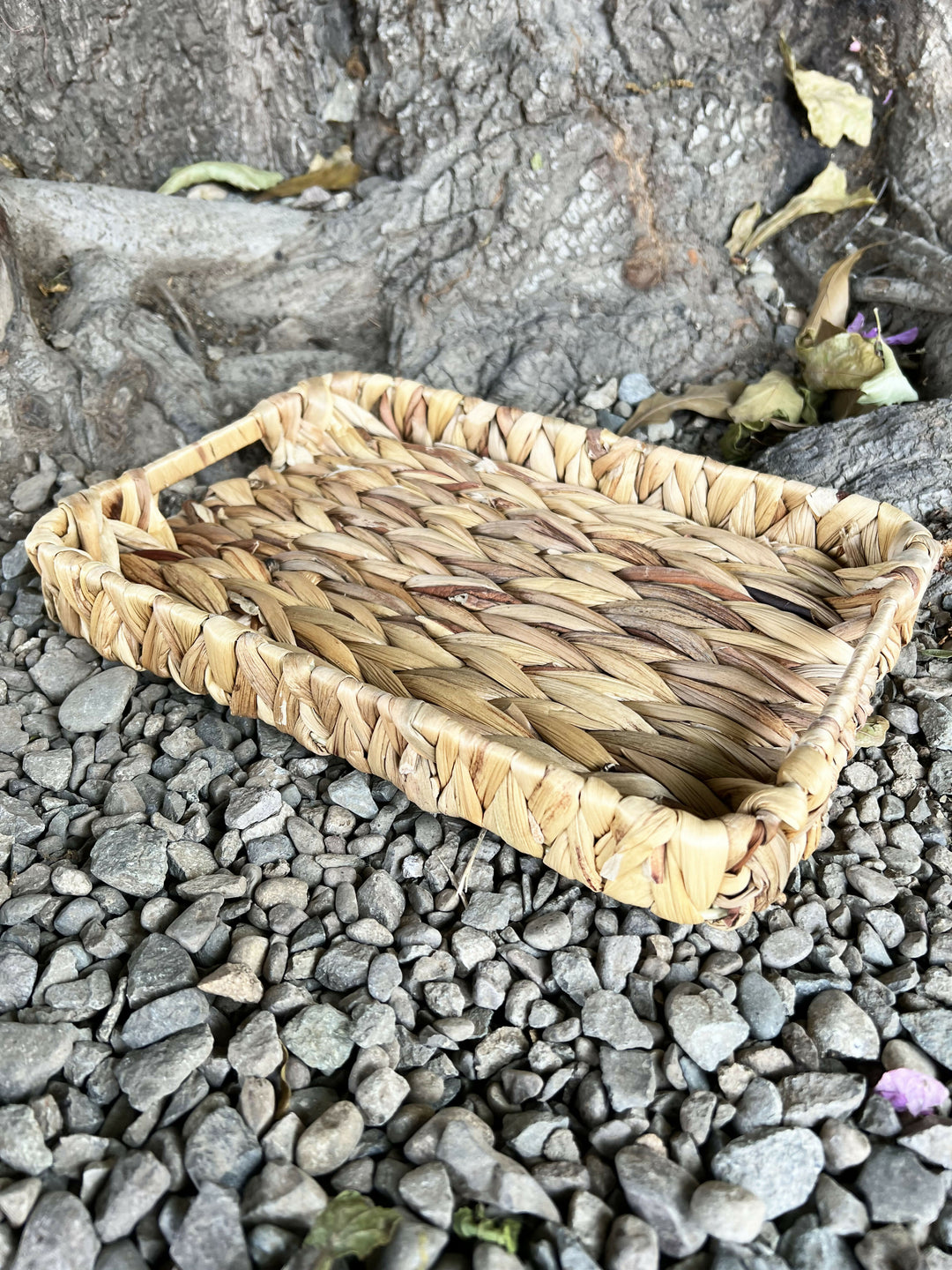 BANDEJA FIBRA NATURAL RECTANGULAR XS