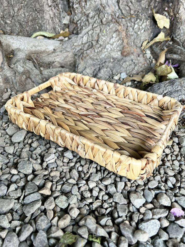 BANDEJA FIBRA NATURAL RECTANGULAR XS