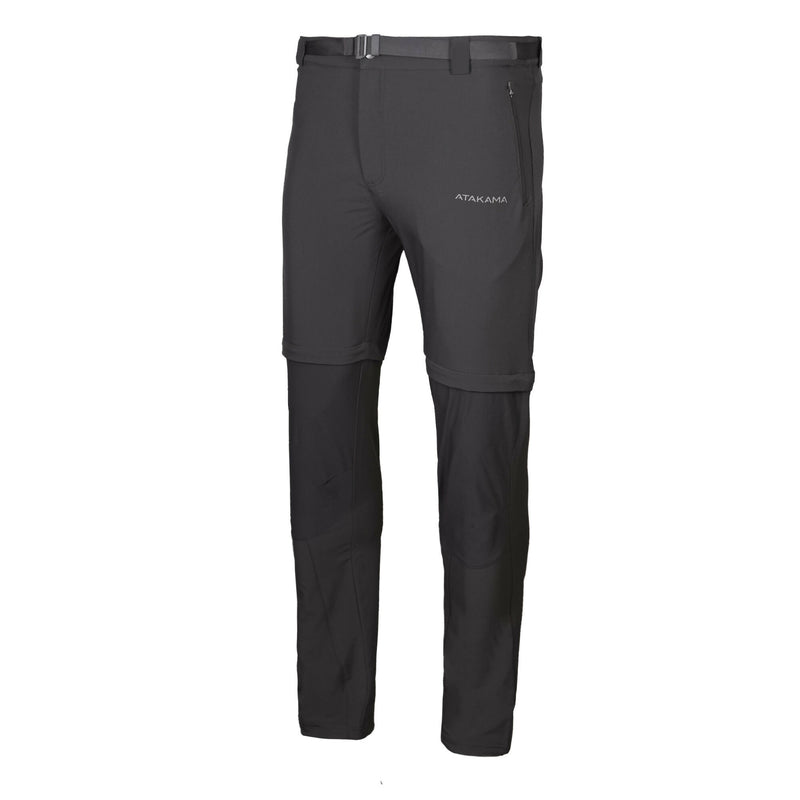 Pantalón de Trekking Desmontable Hombre Andino Gris Roca
