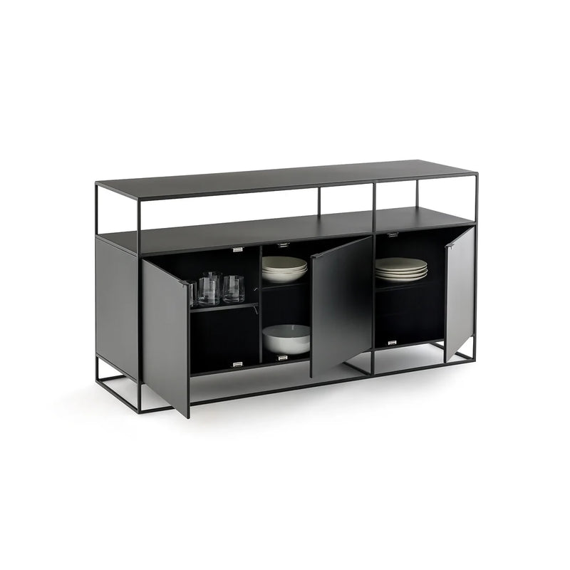 Gabinete simple 3 puertas | METAL BLACK