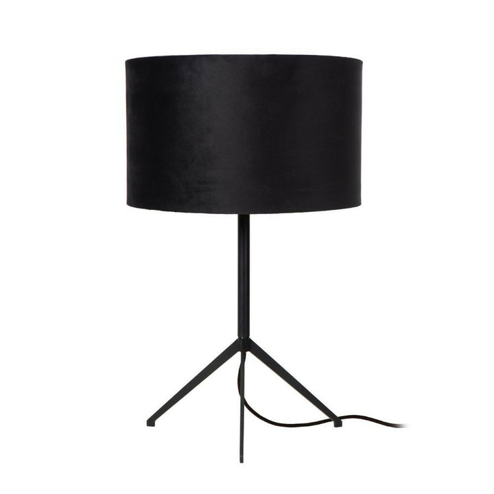 LAMPARA DE MESA TONDO NEGRO Ø30-1xE27