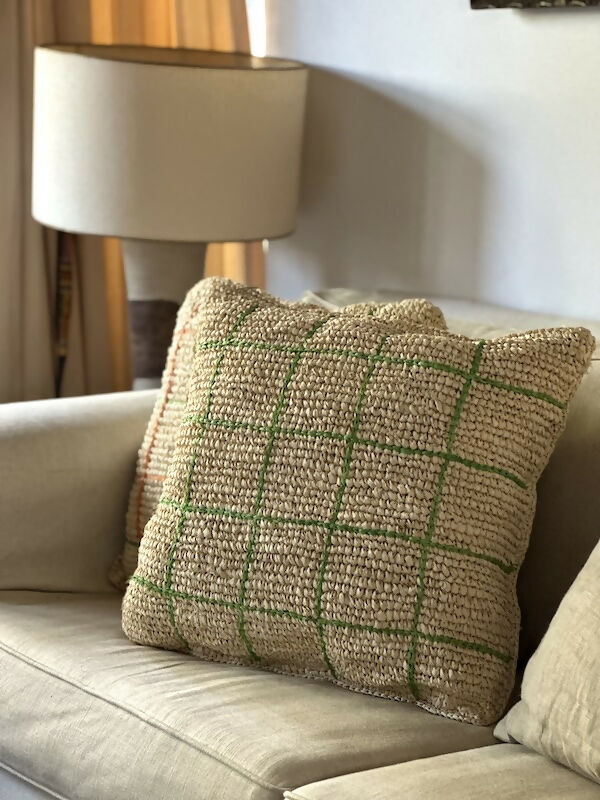 CojínLíneasNaranjaVerdesTalcaAll3