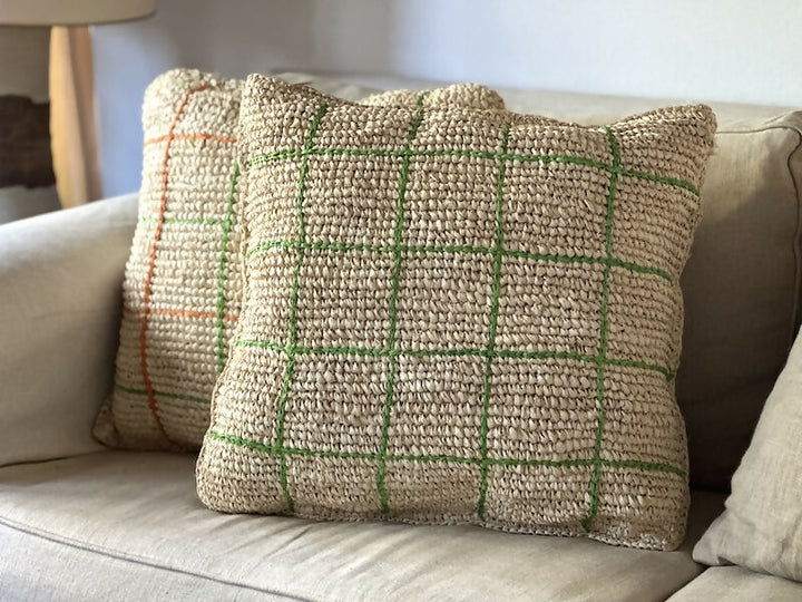 CojínLíneasNaranjaVerdesTalcaAll1