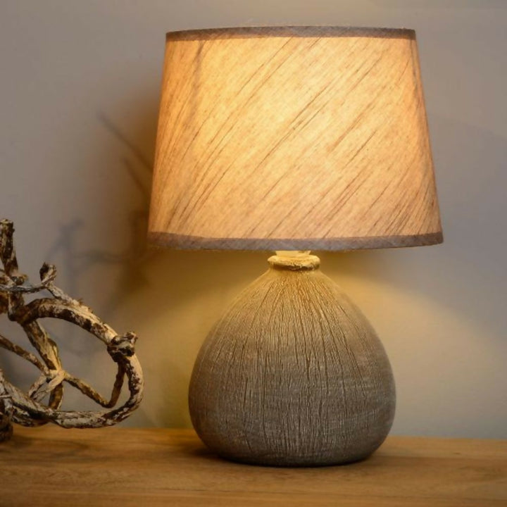 Lámpara de Mesa Ramzi Marrón 1xE14