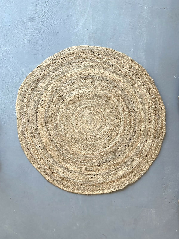 Alfombra Yute Redonda 90