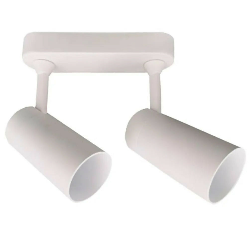 Foco Sobrepuesto Arsis II 2 Luces Blanco Mate