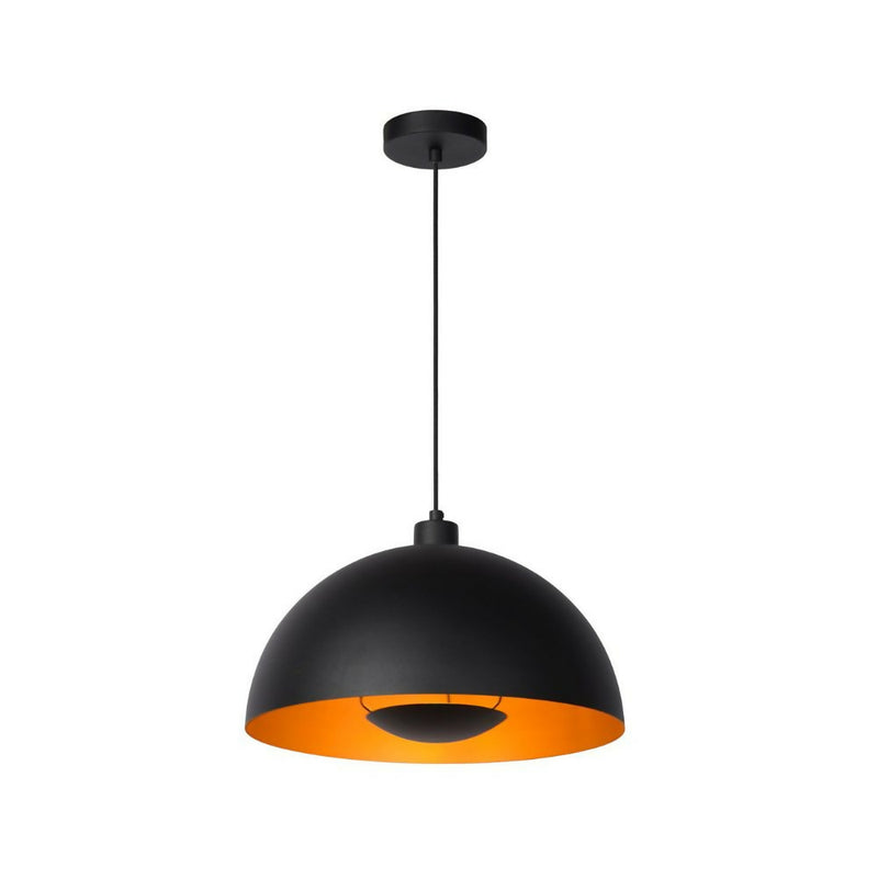 LAMPARA COLGANTE SIEMON NEGRO 1xE27