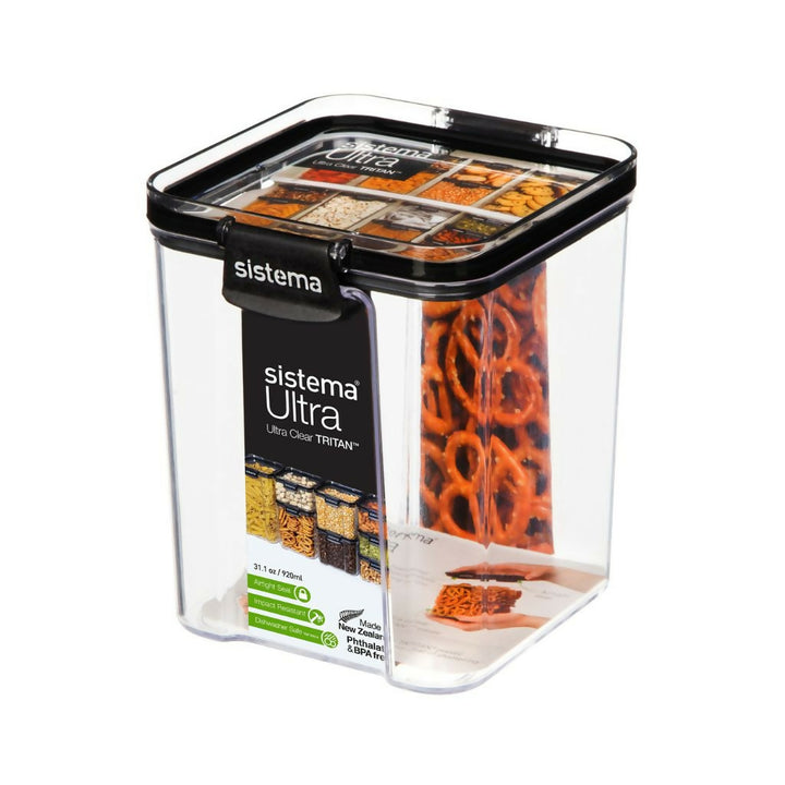 Contenedor Ultra Cuadrado 920 ml Sistema