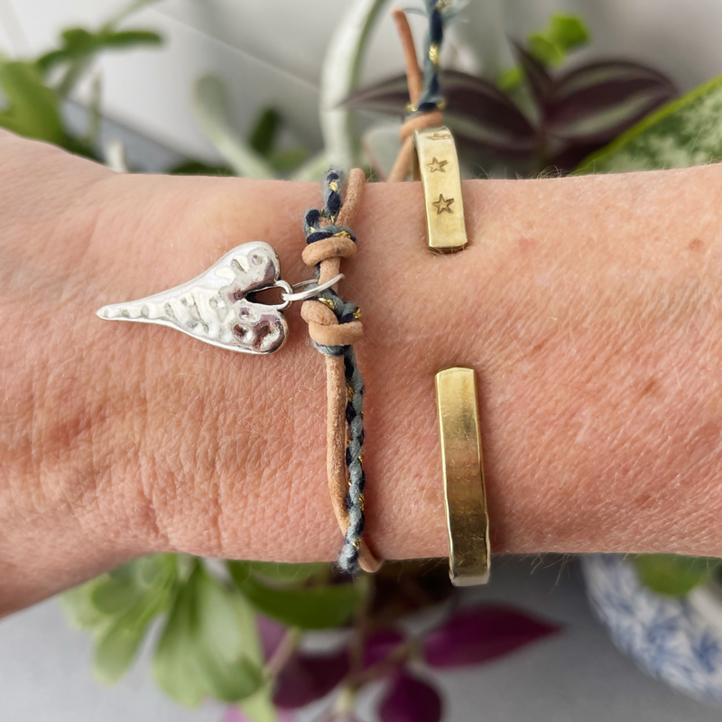 Pulsera de Cuero Cuore Suela