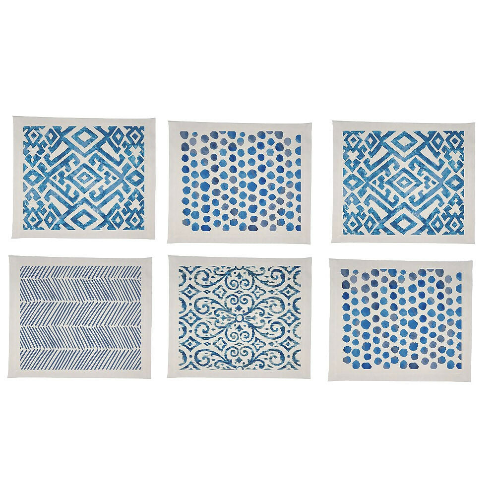 Set Individuales Impermeables, Blue