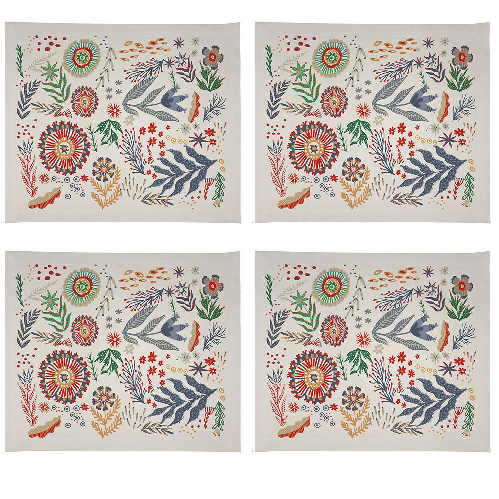 Set Individuales Impermeables, Color Folk