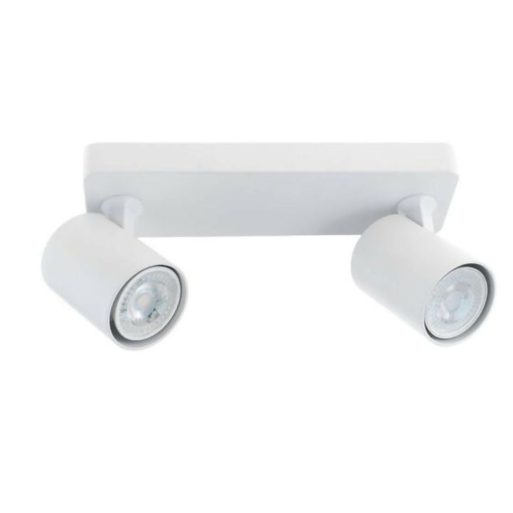 FOCO SOBREPUESTO 2XGU10 DIRIGIBLE ABIT BLANCO