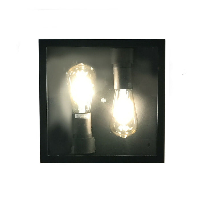 Aplique Exterior Aruma Negro