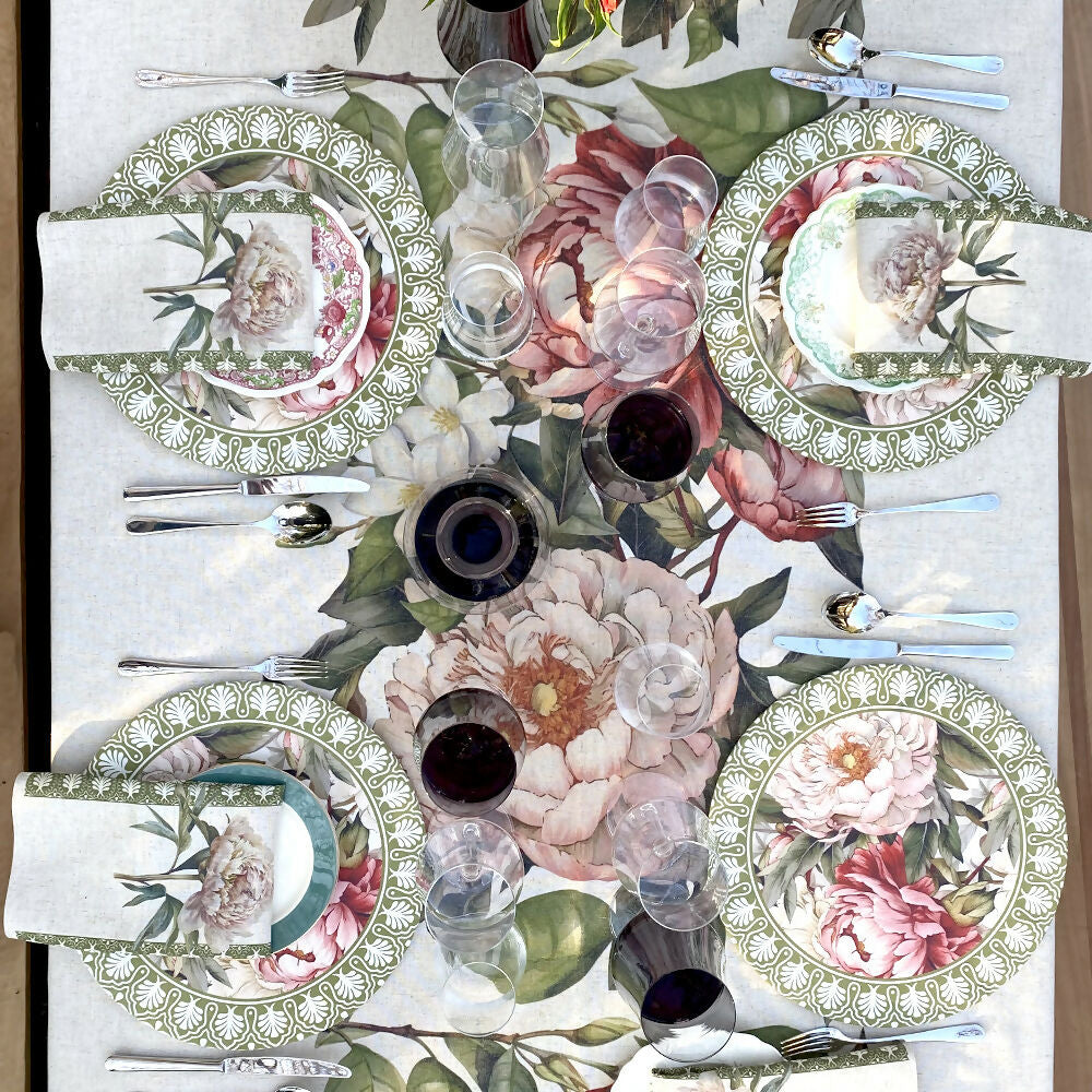 Mantel Camelia - Lino Poliester