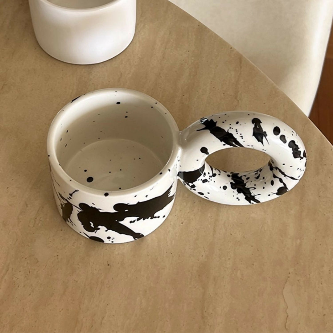 Tazon Mug Cerámica Tinta Donuts 250ml