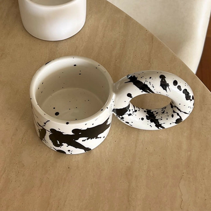 Tazon Mug Cerámica Tinta Donuts 250ml