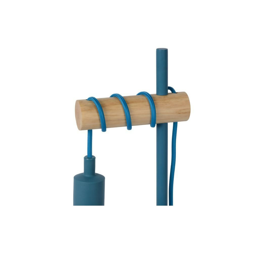 LAMPARA DE MESA POLA AZUL 1xE27