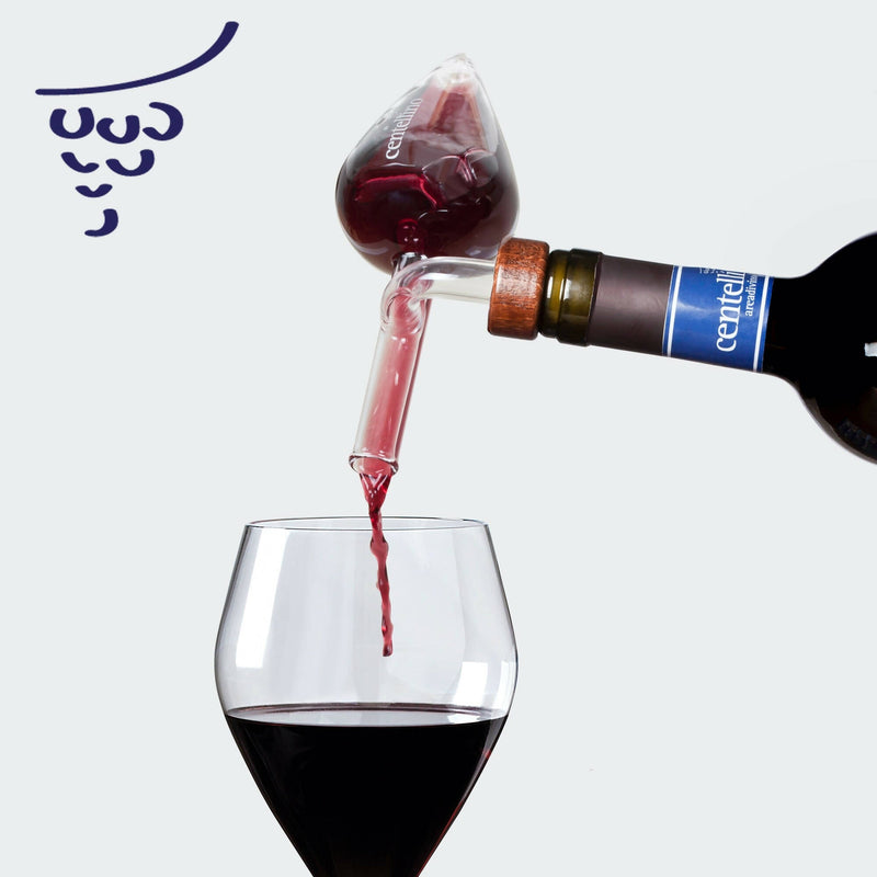 Aireador Decantador y Dosificador de Vino Italiano Centellino, Entorno al Vino