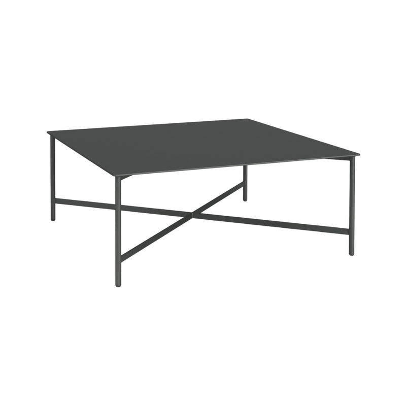 Mesa de Centro Rectangular X | METAL BLACK