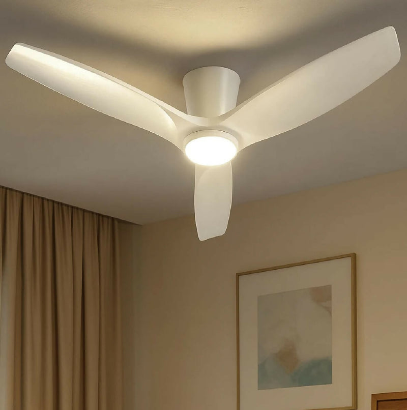 Ventilador de Techo Faro Blanco con Luz Led 3 Colores 42” PRIMATERM