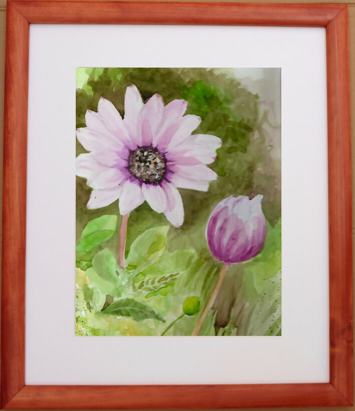 Flor rosada de Primavera c:m