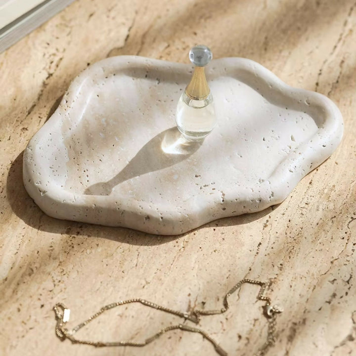 Bandeja de Piedra Irregular Cloud Travertino