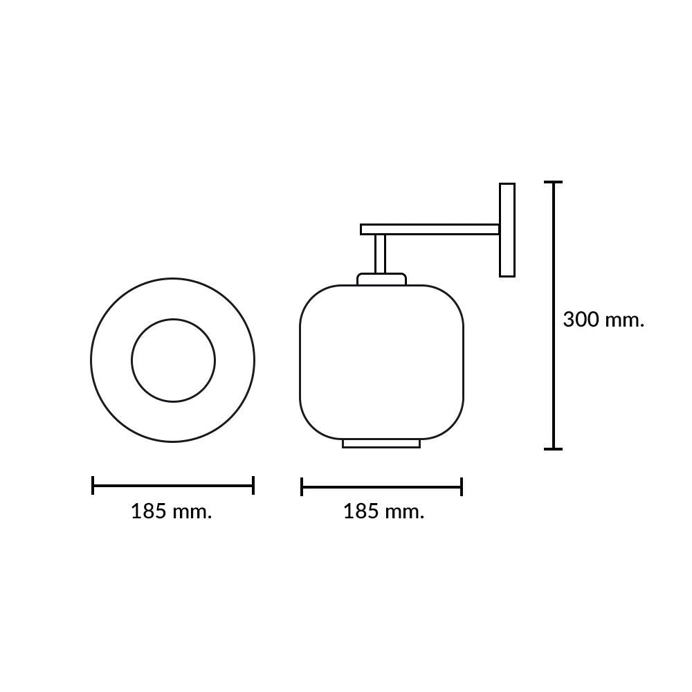 Aplique Zayas Blanco 1 luz