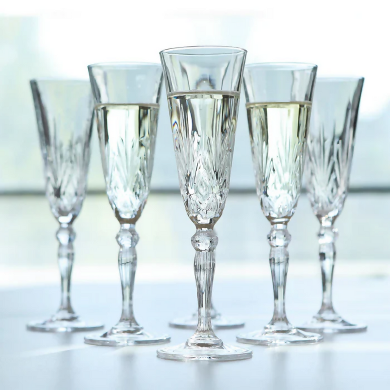 Set 6 Copas Champagne RCR Melodía
