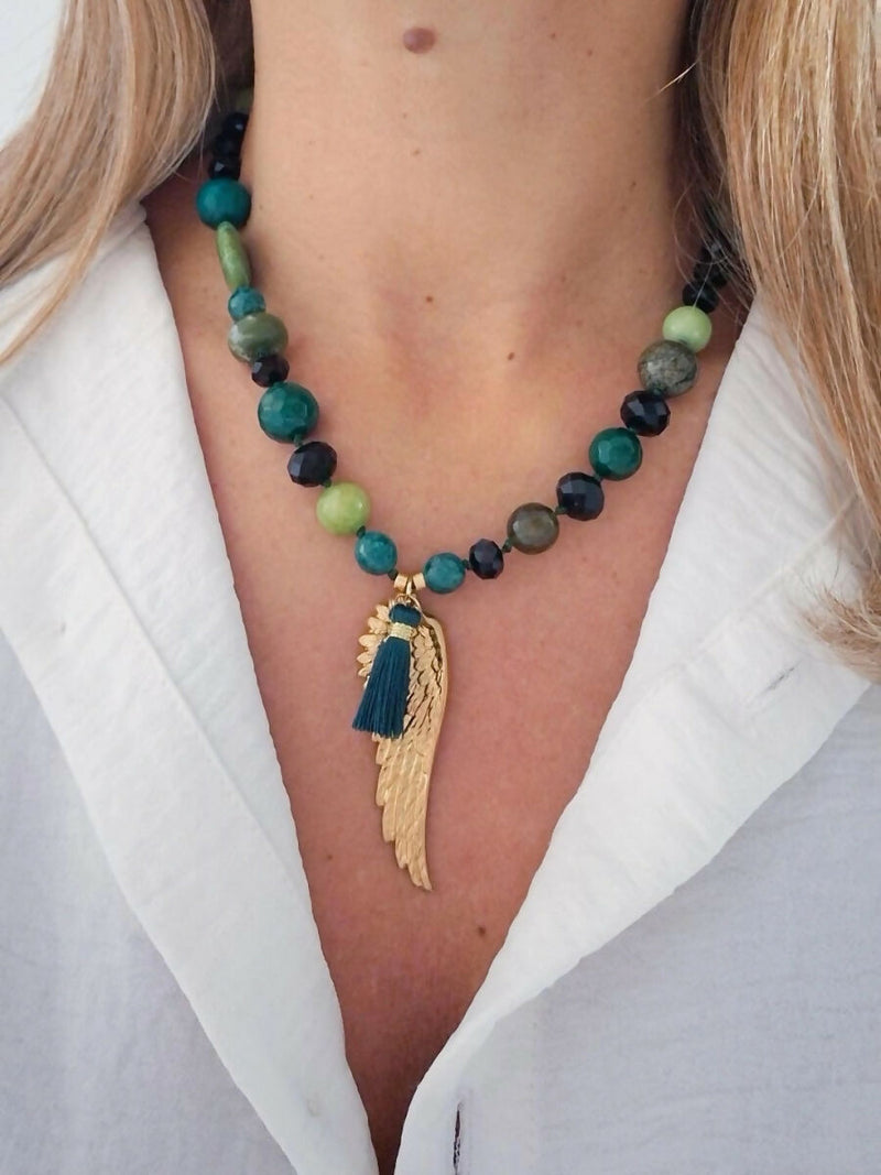 LD1504 - Collar Angelina Verde 8