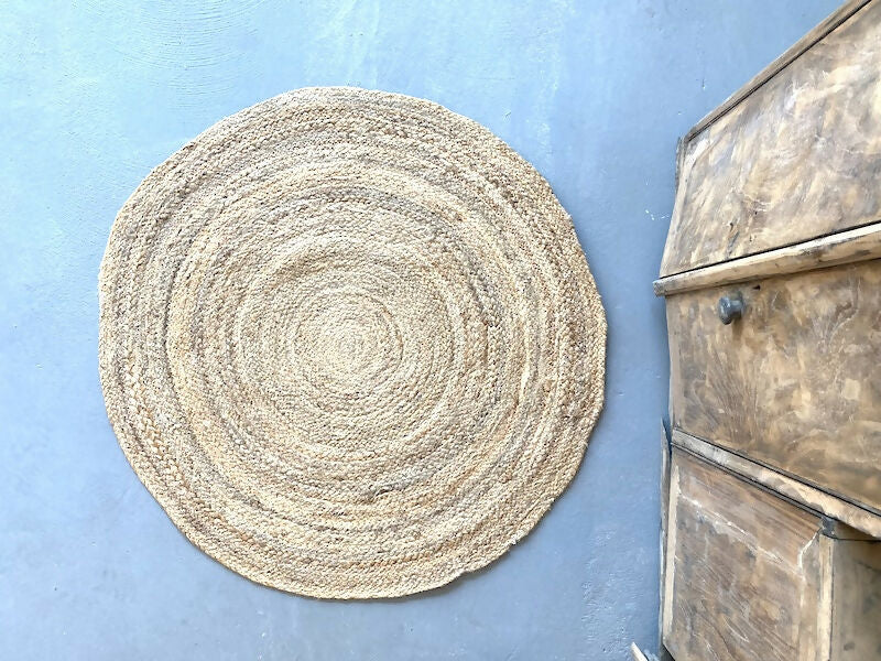 Alfombra Yute Redonda 90