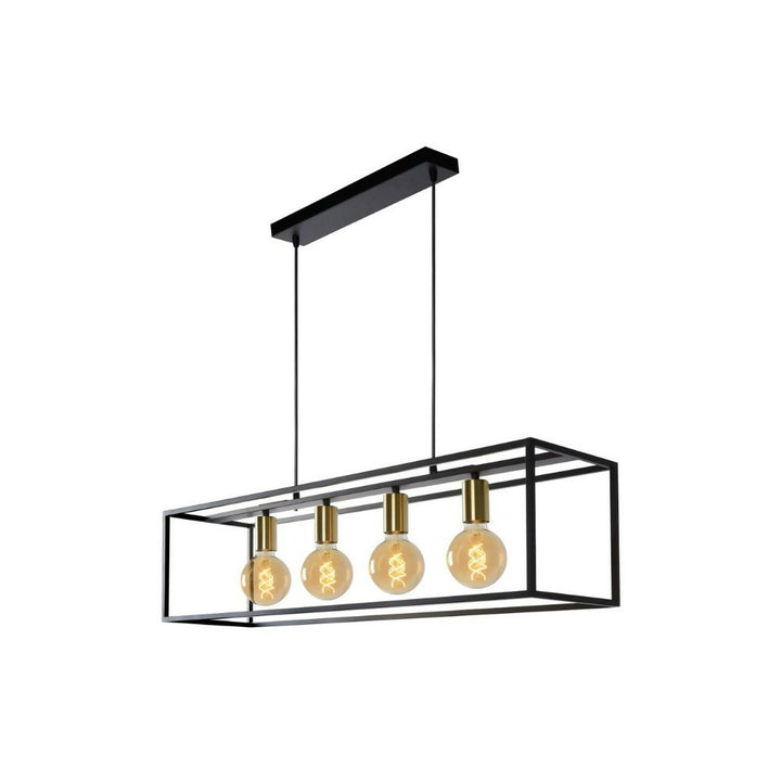 LAMPARA COLGANTE RUBEN NEGRO 4xE27