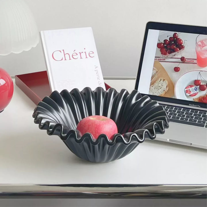 Fuente estilo Frutero Cerámica Shell