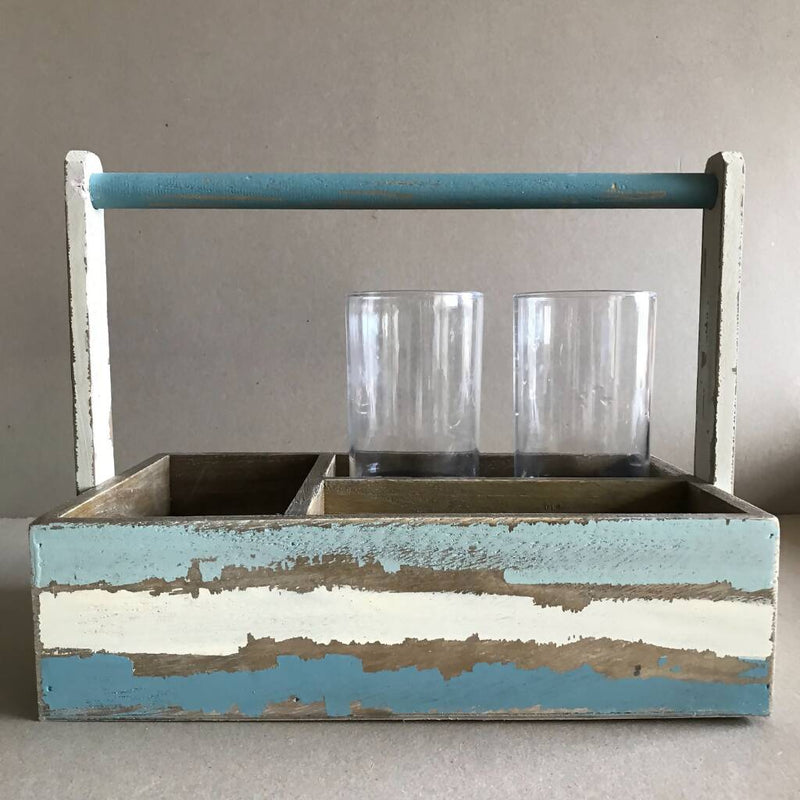 Pack Bar – Vasos Charlotte + Organizador Navy