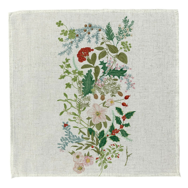 Set 4 Servilletas Herbario - Lino Poliester