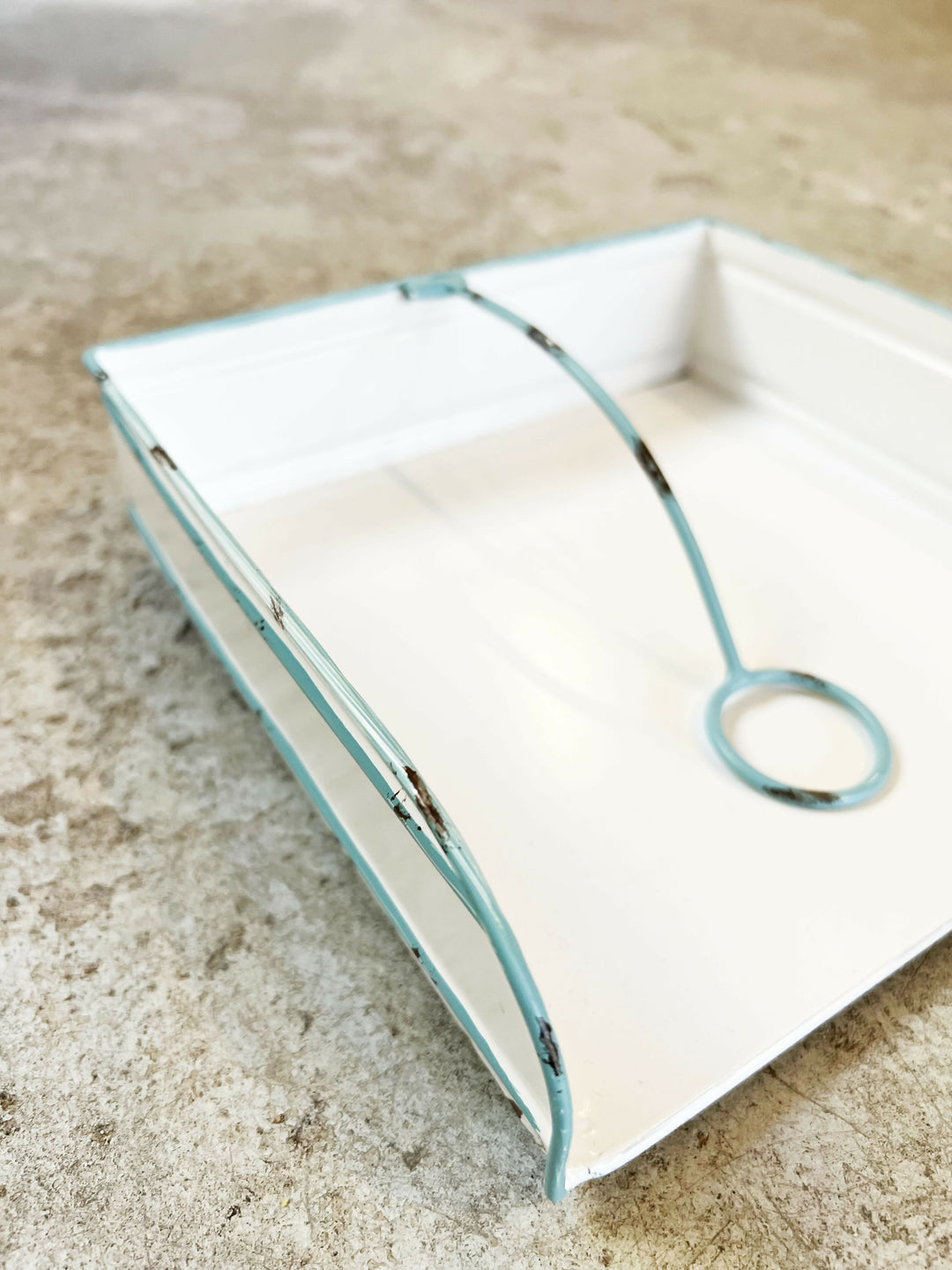 SERVILLETERO BLANCO CELESTE