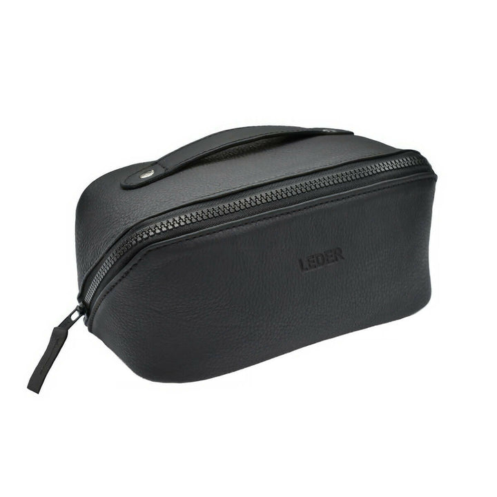 Neceser de Mano de Cuero Cubo