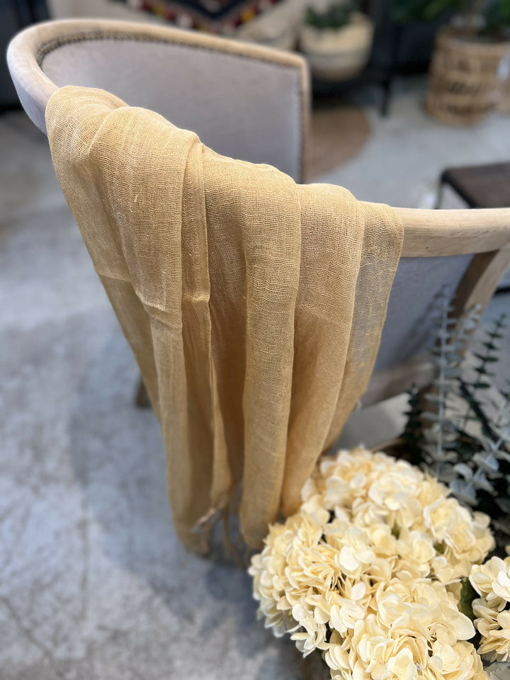 Pashmina Lino Ocre