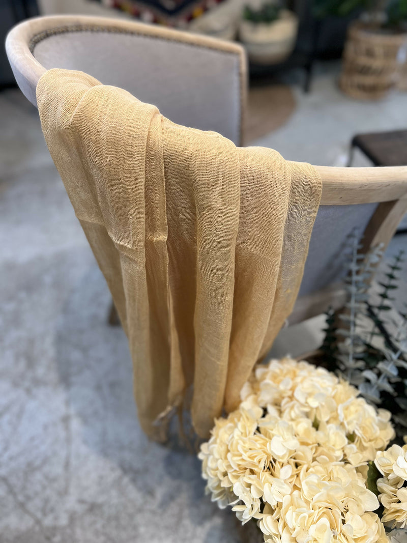 Pashmina Lino Ocre