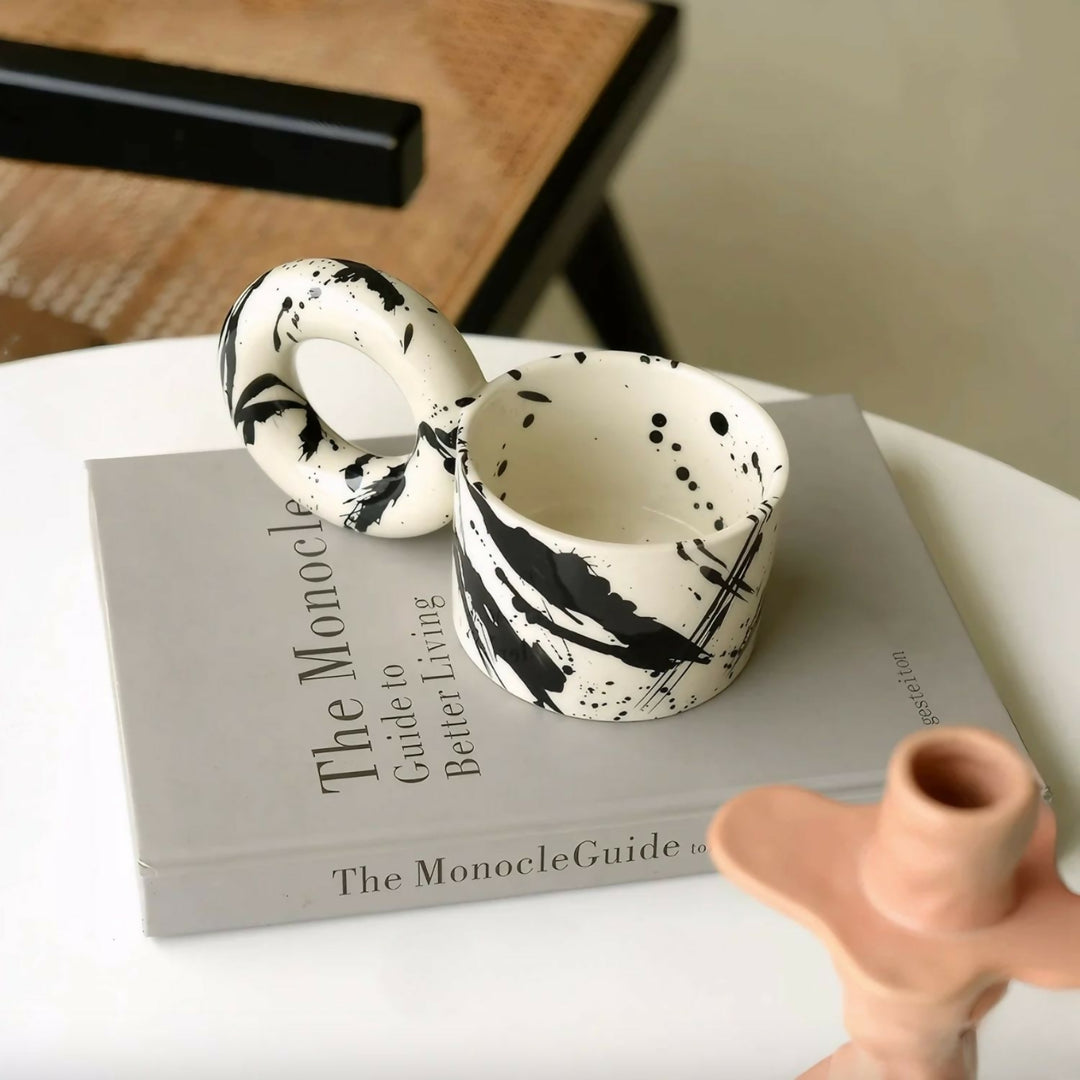 Tazon Mug Cerámica Tinta Donuts 250ml