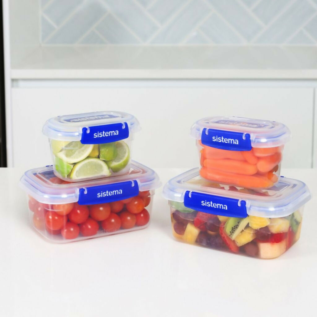 Pack de 4 Contenedores Sistema 2x1L y 2x400ml